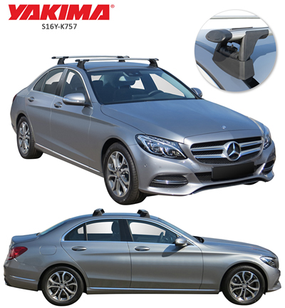 Yakima Roof Racks Mercedes C-Class sedan